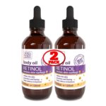 Dead Sea Collection Body Oil for Dry Skin - Retinol & Vitamin E, A Moisturizing Oil for Face, Anti-Aging - Skin Elasticity Support, Renews Skin Surface & Softens Pack of 2 (4 Fl. Oz Each) - Image 2