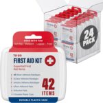 DecorRack 1000 Piece First Aid Kit, 24 Individual Boxes of 42 Items Each, First Aid Kits for Minor Cuts, Scrapes, Travel, Car, Home, Work, Field Trips or Camping (1000pcs, 24 Pack) - Image 2