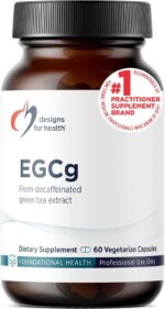 Designs for Health EGCg - Decaffeinated Green Tea Extract (225mg) + Polyphenols Antioxidant Supplement - Non-GMO Vegan Green Tea Pills (60 Capsules) - Image 2
