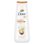 Dove Body Wash Pamper Shea Butter & Vanilla for 24hr Lotion-Soft Skin Moisturizing Skin Cleanser with No Sulfates No Parabens 20 oz - Image 2