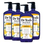 Dr Teal's Body Wash with Pure Epsom Salt, with Prebiotic Lemon Balm & Sage, 24 fl oz (Pack of 4) - Image 2