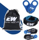 ELITEWILL Offroad Recovery Gear Kit 4x4 Include 3" x8' Tree Saver, 1/2' x 22' Synthetic Soft Shackle with Extra Sleeves (56,000lbs Breaking Strength) and 10 Ton Snatch Block Pulley - Image 2