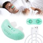 Electric Anti Snoring Devices, Mini Machine, Airing Micro for Travel, Sleep Apnea Devices, Snoring Solution for Men and Women, Suitable for All Nose Shapes Mint Green - Image 2