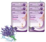 Epielle Relaxing Foot Mask 6 Pairs, Soften and Restore with Melatonin & Lavender Extract, Deep Moisturizing Socks for Dry, Cracked Feet, Self Care Gifts for Women, Spa Kit, Stocking Stuffers - Image 2