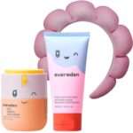 Evereden Kids Healthy Morning Duo Spa Headband for Girls: Clean & Vegan Skin Care Bundle | Cloud Face Wash + SPF 20 Mineral Face Cream | Non-Toxic | Easy-to-Use Skincare - Image 2