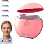 Face Massager Tool 4 Color Modes Red Light Therapy for Face Neck Skin Care at Home ，Gua Sha Facial Tools, Pink - Image 2