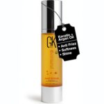 GK HAIR Oil - Argan Oil Heat Protectant Serum - Lightweight Hair Serum - Perfect For Keratin, Frizzy, Curly, Dry & Damaged Adds Shine and Smooths - Paraben, Phthalate and Sulfate Free 1.69 Oz - Image 2