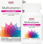 GNC Women’s Ultra Mega Multivitamin Caplets, Clinically Proven to Feel Better, Immune Support, Vitamin A, B, C, D, Iron, Biotin, Beauty, Gluten Free, Timed Release, 90 ct, 45 svgs - Image 2