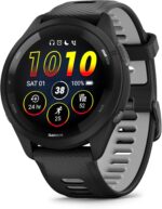 Garmin Forerunner 265 Running Smartwatch, Colorful AMOLED Display, Training Metrics and Recovery Insights, Black and Powder Gray - Image 2