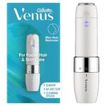 Gillette Venus Mini Facial Hair Remover for Women's Face, Portable Electric Shaver/Razor, Hair Removal for Women, Dermaplaning Tool, Trimmer - Image 2