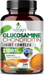 Glucosamine Chondroitin MSM - 3x Strength Joint Support Supplement for Joint Mobility & Comfort For Men and Women, Glucosamine Supplements Complex with Turmeric & Boswellia - 240 Capsules - Image 2