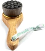 GranNaturals Manual Facial Cleansing Kabuki Brush - Skin Cleanser & Scrubber for Applying Foundation, Makeup, Face Mask, Acne Washing, Daily Deep Pore Cleaning - Men and Women - Image 2