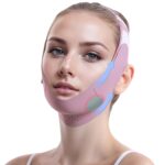 Graphene V-Line Mask Chin Up Mask V Shaped Face Mask Chin strap for sleeping,Jawline Shaper,Lilac,Medium - Image 2