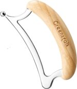 Greenstalk Stainless Steel Gua Sha Muscle Scraper Tool for Muscle Relief, Wooden Massage Tools,Body Guasha Tool, Portable Body Scrapers Tool for Neck, Back, Feet Recovery. - Image 2