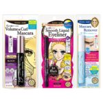 HEROINE MAKE by KISSME Volumizing Waterproof Mascara Volume & Length with Curvy Brush + Smooth Liquid Black Eyeliner, Smudge-free + Gentle Mascara Remover Oil Free, 3 Set - Image 2
