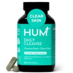 HUM Daily Cleanse Acne Supplements for Women & Men, Gentle Digestive Cleanse for Clear Skin Support, Zinc, Spirulina, Chlorella, Detoxifying Herbs, Organic Algae, Skin Vitamins Supplement, 60 Capsules - Image 2