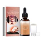 Hair Oil + Scalp Massage Roller Set, Hair Care Oil with Castor Oil and Mineral Oil, Hair Strength Serum Oil for Dry, Damaged & Split Ends, 30ML (1Fl Oz) - Image 2