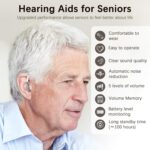 Hearing Aids for Seniors, Hearing Aids Rechargeable with Noise Cancelling and Volume Control, Hearing Amplifier for Adults Hearing Loss, Portable Behind-the-Ear Hearing Aid Headphones - Image 2