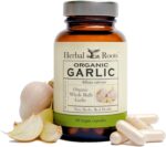 Herbal Roots Organic Whole Bulb Garlic Pills - Potent Extra Strength | 600 mg - 60 Organic Vegan Capsules - Image 2