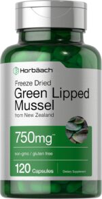 Horbäach Green Lipped Mussel |120 Capsules | from New Zealand | Premium Freeze Dried Mussel Powder | Non-GMO and Gluten Free - Image 2
