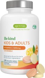 Igennus Gentle Buffered Vitamin C Chewable 500mg, for Kids & Adults, Optimized Absorption with Dual Forms Sodium Ascorbate & Ascorbic Acid, Sugar Free Natural Orange & Lemon Flavors, 120–240 Servings - Image 2