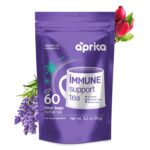 Immunity Booster Decaffeinated Tea Bags, Pure Herbal Immunity Blend - Lemon Balm, Peppermint, Chamomile, Lavender. Immune Support Supplement - 60 Bags by Aprika Life - Image 2