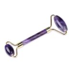 Jade Roller, Face Roller, Facial Beauty Roller Skin Care Tools, Quartz Massager for Face, Eyes, Neck, Body Muscle Relaxing and Relieve Fine Lines and Wrinkles (Purple) - Image 2
