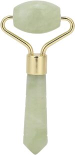 Jade Stone Facial Roller - 3.3x1.6in Face Massager, Mini Handheld Multifunctional Skin Tightening Tool for Face Lifting - Image 2