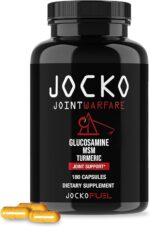 Jocko Fuel Joint Support Supplement - Glucosamine MSM for Joint Pain, Mobility, & Flexibility w/Turmeric & Boswellia (180 Capsules) - Image 2