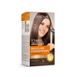 KATIVA Brazilian Keratin Treatment Kit at home Formaldehyde Free Hair Straightening with Hyaluronic Acid, Up to 12 Weeks Frizz Control for Curly, Wavy, Frizzy Hair (Straightening Kit) - Image 2