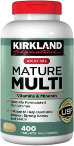 Kirkland Signature Adult 50+ Multi Vitamins & Minerals, 400 Tablets (2 Pack) - Image 2