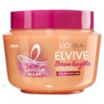 L'Oreal Paris Elvive Dream Lengths Hair Mask, Nourishing & Strengthening Treatment, Enriched with Castor Oil, For Long, Damaged Hair 300ml - Image 2