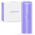 LYSMOSKI IPL Laser Hair Removal Device with Sapphire Ice-Cooling Technology for Women & Men, Painless & Long-Lasting Hair Remover for Full Body Use at Home, Safe on Face, Bikini Line, Armpits, Purple - Image 2