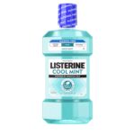 Listerine Cool Mint Alcohol-Free Mild Mouthwash, Oral Rinse Kills 99.9% of Germs That Cause Bad Breath, Less Intense Taste, Mild Mint Flavor, 1 L - Image 2