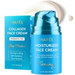 MAREE Face Moisturizer – Firming & Lifting Face Cream for Women with Collagen, Retinol & Hyaluronic Acid – Day & Night Anti-Aging Facial Wrinkle DD Cream Moisturizer for Dry Skin – Crema Para la Cara - Image 2