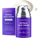 MAREE Face Moisturizer – Retinol Face Cream for Women Moisturizing with Collagen & Hyaluronic Acid – Day & Night Anti-Aging Facial Wrinkle DD Cream Moisturizer for Dry Skin – Crema Para la Cara - Image 2