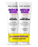 Marc Anthony Repairing Shampoo & Conditioner Set - Rescuplex Bond Repair, Strengthens Hair, Eliminates Frizz & Flyaways, Revives Dry & Damaged Hair - Image 2