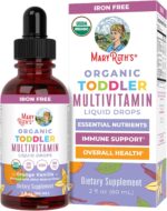 MaryRuth's Toddler Multivitamin | Vitamin A C D E B6 B12 Zinc | Healthy Growth Support | Immunity | Bone Health | Cognitive Function | Organic | Sugar Free | Vegan | Non-GMO | 2 Fl Oz | 30 Day Supply - Image 2