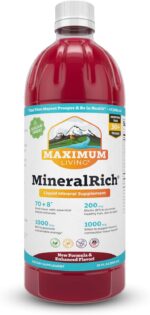 Maximum Living MineralRich - Minerals Supplement - Sugar Free Liquid Blend of Vitamins and Trace Minerals - 32 oz - Image 2