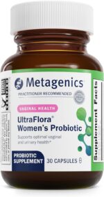 Metagenics UltraFlora Women’s Probiotic – Shelf-Stable Supplement for Vaginal Health, Yeast Balance & Urinary Comfort – with Lactobacillus GR-1 & RC-14 – Non-GMO – 30 Capsules - Image 2