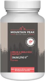 Mountain Peak Nutritionals Immuni-V - Immune System & Whole Body Support Supplement - Natural Antioxidant Booster with Humic Acid, Olive Extract, & Elderberry (60 Vegetarian Capsules) - Image 2