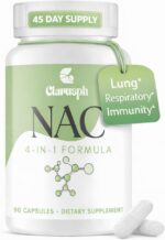 NAC Supplement for Lung* & Respiratory & Immunity* | N-Acetyl Cysteine for Antioxidant | 4-in-1 N-Acetyl-L-Cysteine 1200mg | Glycine NAC | N Acetyl Cysteine | Vegan, Gluten Free, 90 Capsules - Image 2