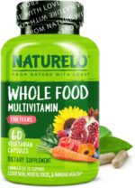 NATURELO Multivitamins for Teenage Girls/Boys, 60 Capsules, Whole Food Multivitamin with Minerals, Non-GMO, Vegetarian - Image 2