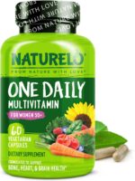 NATURELO One Daily Multivitamin for Women 50+ (Iron Free) - Menopause Support for Women Over 50 - Whole Food Supplement - Non-GMO - No Soy - 60 Capsules - 2 Month Supply - Image 2