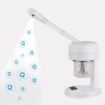 Nano Ionic Facial Steamer, Portable Face Steamer with LCD Screen, Extendable 360° Rotating Arm, Rotatable Nozzle, Hot Mist Function for Personal Care at Home or Salon - Image 2