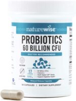 NatureWise Probiotics 60 Billion CFU - 17 Strains + Organic Prebiotics - Immune, Digestive & Gut Health Support for Women & Men - Vegetarian, Gluten-Free, Non-GMO - 30 Capsules[1-Month Supply] - Image 2