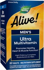 Nature's Way Alive! Once Daily Men's Multivitamin, Ultra Potency, Food-Based Blends (291mgper serving), 60 Tablets - Image 2