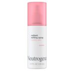 Neutrogena Healthy Skin Radiant Setting Spray, Long-Lasting Face Mist with Antioxidants & Pep-tides, Lightweight Hydrating Formula Locks Makeup for Glowing, Refreshed Skin, 3.4 fl. Oz - Image 2