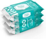 Nice 'N Clean Adult Flushable Wipes (3 x 60 Count) | Personal Cleansing Wipes Made from Plant-Based Fibers | Infused with Aloe & Vitamin E - Image 2