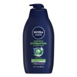 Nivea Men Maximum Hydration Body Wash for Dry Skin, Aloe Vera Enriched, 3-in-1 Moisturizing Body Wash, Face and Hair, Paraben Free, Vegan Formula, 30 Fl Oz Bottle - Image 2